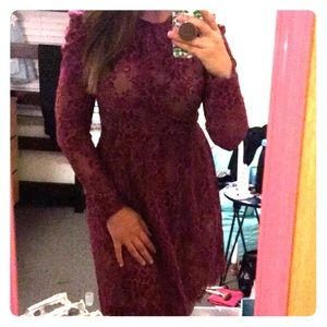 Michael Kors Purple Cocktail Dress